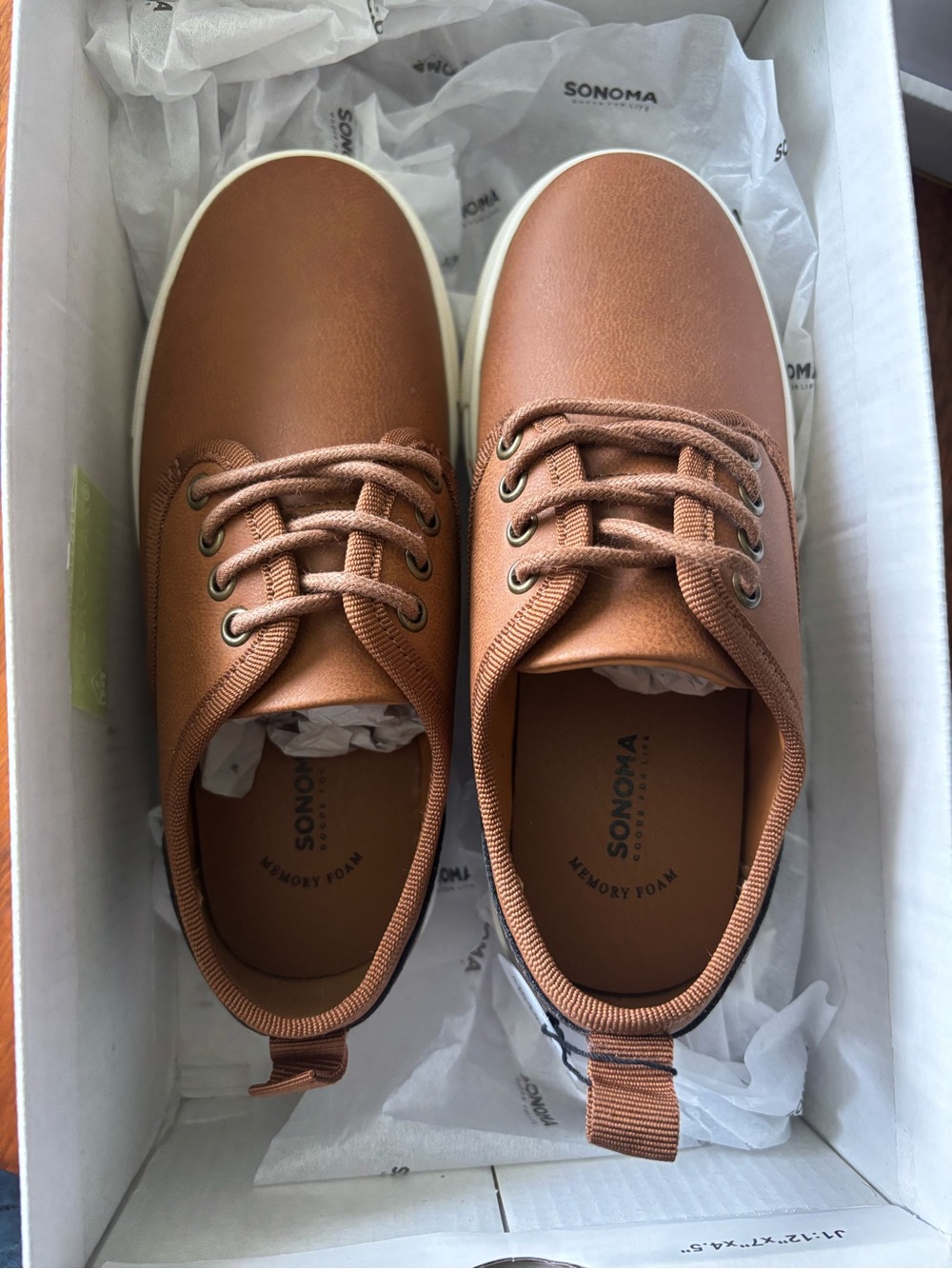 Kohl's Sonoma Kids Brown Lace-Up Sneakers